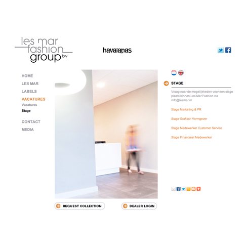 designvanvelzen werkt voor Les Mar fashion group