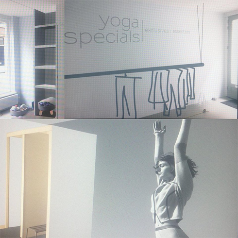 Interieurschetsen nieuwe Yoga Specials winkel Haarlem
